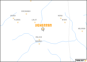 map of Veherran