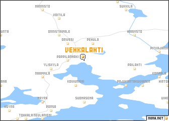 map of Vehkalahti