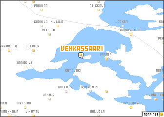 map of Vehkassaari