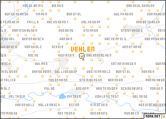 map of Vehlen