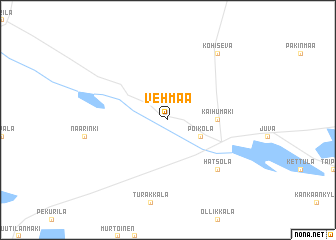 map of Vehmaa