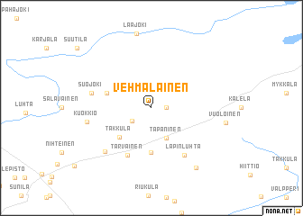 map of Vehmalainen