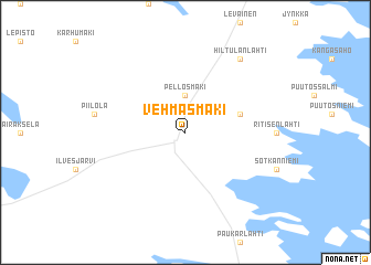map of Vehmasmäki