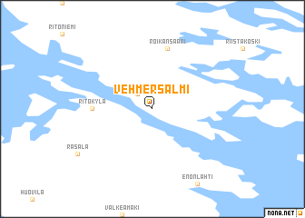 map of Vehmersalmi