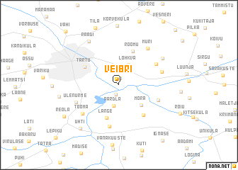 map of Veibri