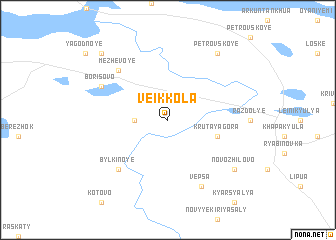 map of Veikkola