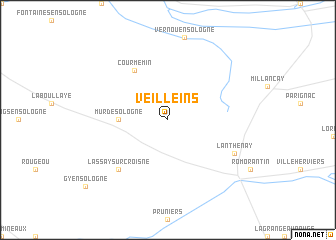 map of Veilleins