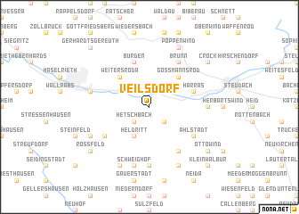 map of Veilsdorf