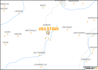 map of Veilstown