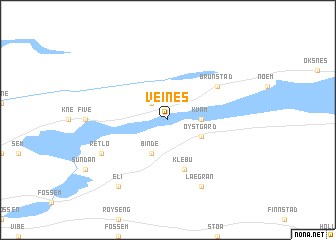 map of Veines