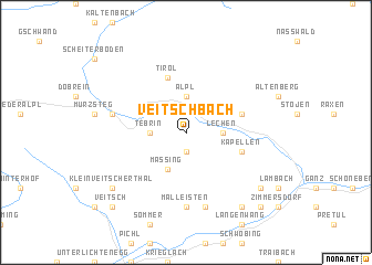 map of Veitschbach