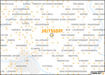 map of Veitsdorf