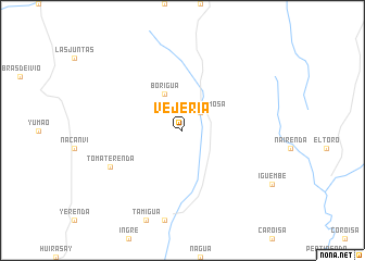 map of Vejeria