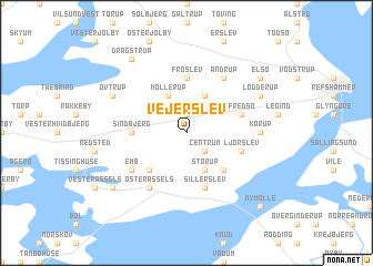 map of Vejerslev