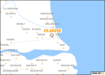 map of Vejhuse