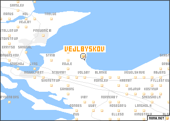 map of Vejlbyskov