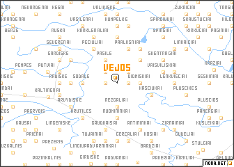 map of Vejos