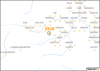 map of Vejo