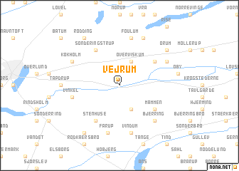 map of Vejrum