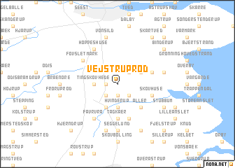 map of Vejstruprød