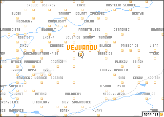 map of Vejvanov