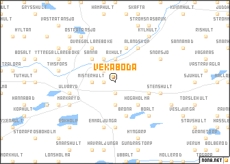 map of Vekaboda