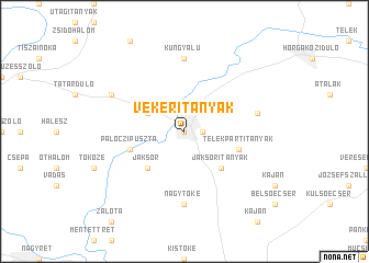 map of Vekeritanyák