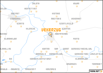 map of Vekerzug