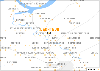 map of Vekhtevo