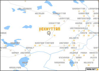 map of Vekhyttan