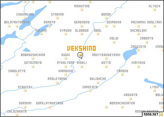 map of Vekshino