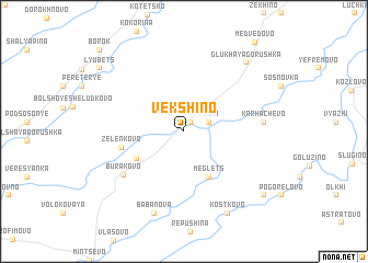 map of Vekshino