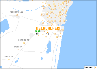 map of Velachcheri