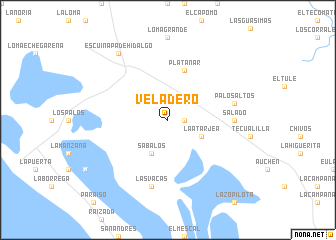 map of Veladero