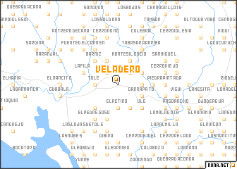 map of Veladero