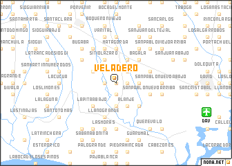 map of Veladero