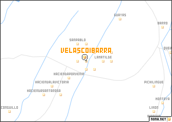 map of Velasco Ibarra