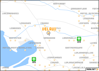 map of Velaux