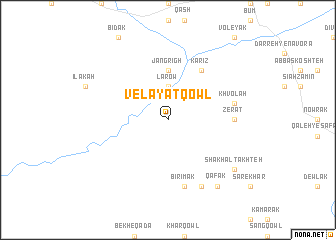 map of Velāyat Qowl