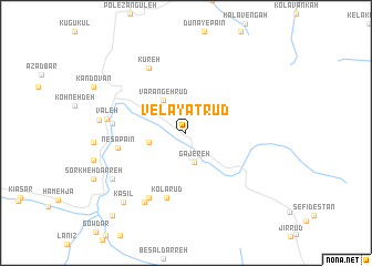 map of Velāyat Rūd