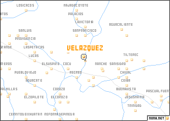 map of Velázquez