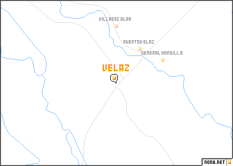 map of Velaz