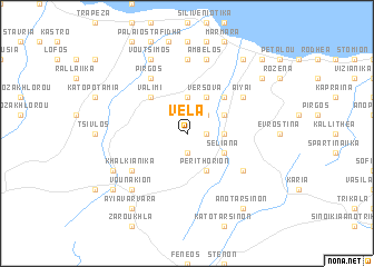 map of Velá