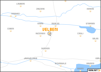 map of Velbēni