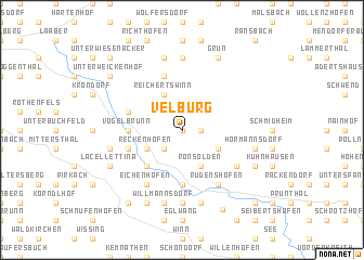 map of Velburg