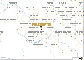 map of Velchovtsi