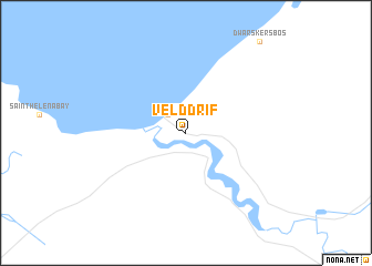 map of Velddrif