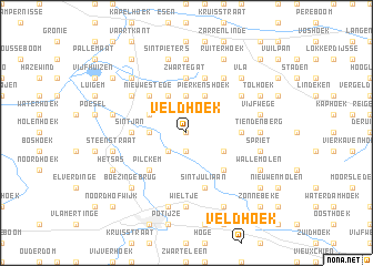 map of Veldhoek