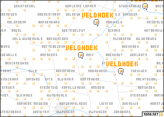 map of Veldhoek