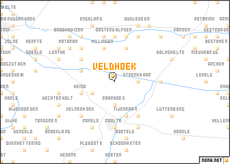 map of Veldhoek